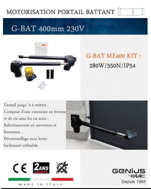 G-BAT KIT GENIUS FAAC